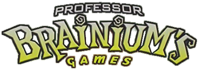 Professor Brainium's Games title screen for Nintendo DS